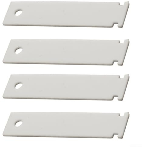 Linnkyfloa Dryer Bearing Slides Front Drum Glide Kit WE1M1067 For Hotpoint Dryers, 4 Pack Replacement Parts Plastic Drum Support Glides