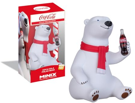 MINIX - Special Character #102 - Coca Cola - Polar Bear - Collectible Figure 12cm
