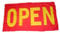 Fahne/Flagge OPEN/Offen rot NEU 90 x 150 cm Flaggen