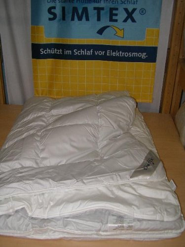 Simtex Hohlfaser-Decke 155/220 gegen Elektrosmog und Erdstrahlen
