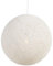 Qazqa corda - Lampada a sospensione rustico - 1 luce - Ø 600 mm - Bianco - Design - Soggiorno I Camera da letto