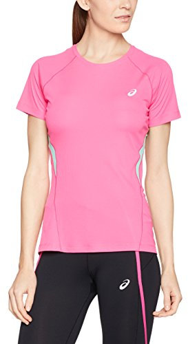 Asics Women's SS TOP Sports T-Shirt, Pink (Rosa), X-S