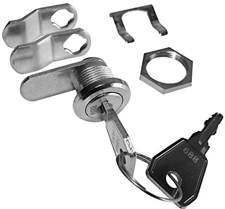 Hebelschloss EURO-LOCKS C330, 90° Schließweg links (Right open/Left close), 1 Abzug, verschiedenschließend