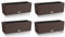 Lechuza Balconera Cottage 50, All-in-One Set, Mokka, 4er-Set