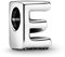 PANDORA Moments Buchstabe E - wendbares Alphabet-Charm aus Sterling-Silber mit geprägten Herzen und Perlen an der Rückseite - kompatibel mit Armbändern Moments Kollektion