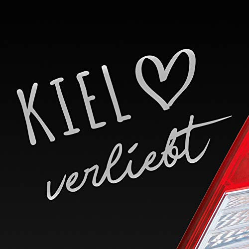 Hellweg Druckerei Kiel verliebt Herz Stadt Heimat Liebe Car Auto Aufkleber Sticker Heckscheibenaufkleber