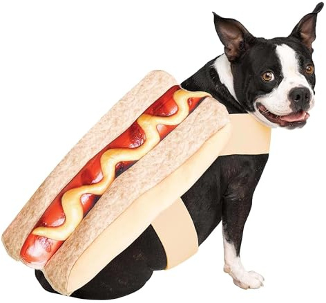 Hot Dog Pet Fancy Dress Costume Small/Medium