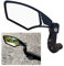 Hafny Lenkerenden-Fahrradspiegel HF-M900LS-FR08 (HF-M900LS-FR08 (linke Seite, silberfarbenes Glas))