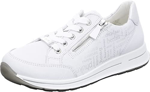 ARA Damen Osaka Sneaker, Nebbia,Silber, 38.5
