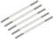 METALLIXITY 5Stk Beidseitige Stiftschraube M4 80mm 304 Edelstahl Stabschraube für Haushalt