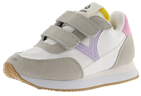 victoria Low-Top Unisex Astro Kids Nylon & Kontrast-Teile & Klettverschlüsse 1137100 für Kinder LILA 30