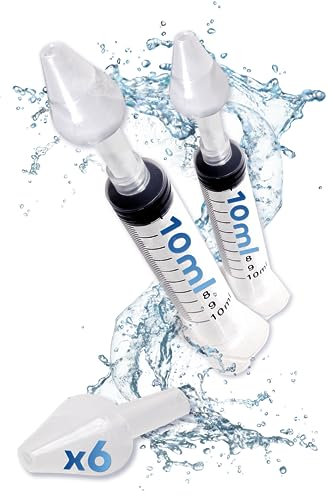 A&M Italia Set Irrigatore Nasale Bambini - Made in Italy - 2 Siringhe + 6 Olive x Lavaggio Naso