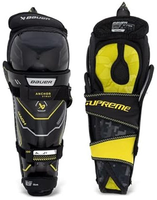 BAUER Eishockey Schienbeinschützer Supreme MACH Youth (Größe: 9.0)