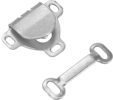 sourcing map Hosenverschluss Haken 20 Paare Haken und Ösen Verschluss Set Ösenverschlüsse zum Nähen Nähhaken für Hosenhaken Rockhaken Jacken Kleidung DIY BH Hose Rock Basteln, Silber