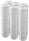 FILTROTECH Filtereinsatz für Vorfilter Gartenpumpe waschbare Ersatzkartusche 10 Zoll Sandfilter für Hauswasserwerke (6er Pack)