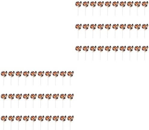 Amosfun 60stücke Thanksgiving Tortenpicker Mit Truthahn-design Party Cupcake Dekoration Für Festlichkeiten Fotorequisiten Und Mehr