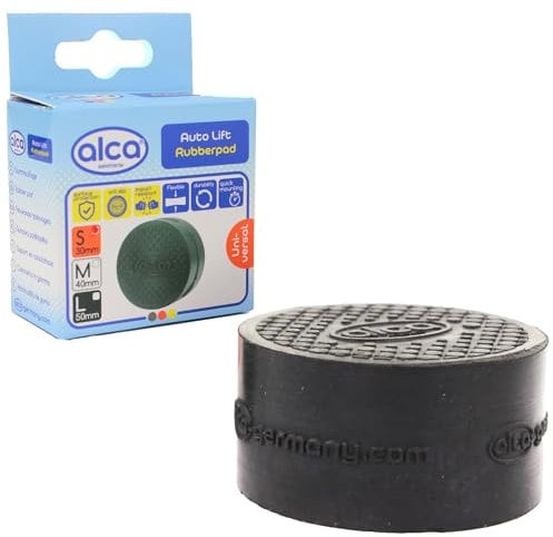 alca Rubber Pad For Car Bottle Jack Saddle Chassis Safe Lifting Rubber Pad Protective Cushion (L 50mm)
