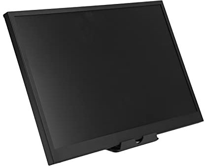 Monitor LCD da 15 Pollici, Monitor per Computer Ultra HD 1280x800, Monitor da Gioco Ultra Sottile, Schermo LCD per Computer Desktop Portatile con Custodia in Pelle, per Giochi,
