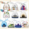 HaloCasa 50 Stück Eid Mubarak Geschenktüten, Ramadan Geschenkbeutel Süßigkeiten-Tasche Tütchen Gastgeschenke Bonbontüten Cellophantüten für Eid Mubarak Ramadan Eid Al-Fitr Party Geschenk