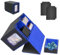 HIMOMO Deck Box para Magic the Gathering, Magic Commander Deck Box para más de 200+ cartas de TCG, Compatible con MTG, YGO, PTCG, con 2 divisores y 1 bandeja para dados (Azul)