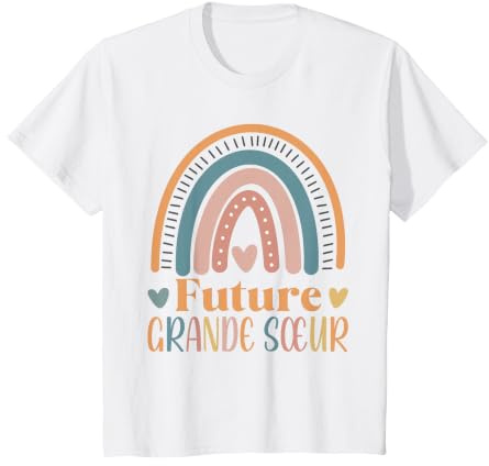 Enfant Future Grande Soeur Bientot Grande Soeur Annonce T-Shirt