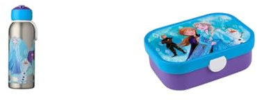 Mepal - Thermoflasche Flip-Up Campus - Isolierte Trinkflaschen für Kinder & Lunchbox Campus - Bento Lunchbox für Kinder