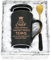 Diztoud Tasse Chef Geschenke, Geschenk für Chef Weihnachten Geburtstag, Ich bin stolzer Chef Eines Ungeheuer Fantastischen Teams, 400ML Schwarz Keramik Marmorbecher mit Deckel, Löffel und Geschenkbox