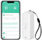 Sensore termometro igrometro WiFi: monitor intelligente della temperatura senza fili con notifica app, esportazione di memoria dati, funzione di calibrazione, compatibile con Alexa (White-1PCS)