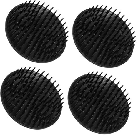 minkissy 4stücke Kopfhautmassagebürste Shampoobürste Haar-kopfhautmassagegerät Kleine Shampoobürste Zur Haarwurzelreinigung Und Kopfhautmassage Dusche
