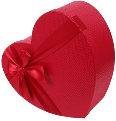 Healeved Kasten Herzförmige Box Blumenkästen Zum Valentinstag Leere Pralinenschachteln Herzförmige Valentinsboxen Herz-boxen Herz-geschenkboxen Herzförmige Schachteln Papier Rot