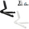 STIFFENERS 2Pcs tablet stands,tablet holder stand tablet holder pillow pad foldaway Holders Adjustable Desktop Mobile Phone Stand for Women and Men for Bed Lap and Desk(White and black)