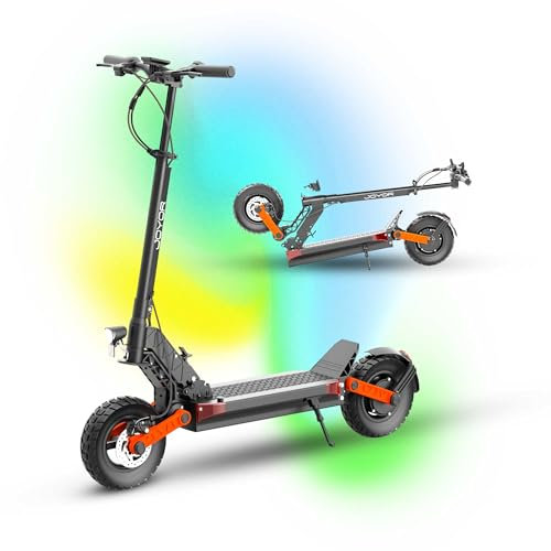 Joyor S10-S-Z Patinete Eléctrico para Adultos Profesional Todoterreno, Batería de 60V 18Ah, Motor de 2x1000W, Autonomía de 70 km, Neumáticos Todo Terreno, Freno hidráulicos