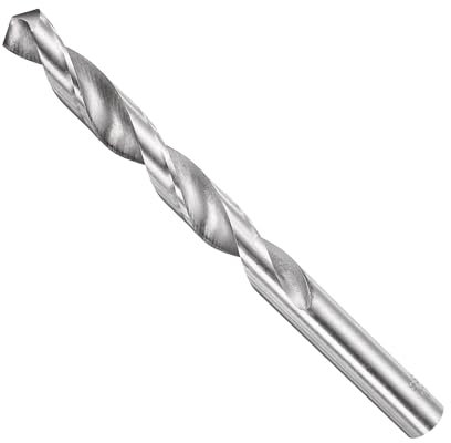 METALLIXITY Drill Bit (10.5mm) 1Pcs, 4241 High-Speed Steel Straight Shank 118° Uncoated Bright Finish Drill Bit for Wood Plastic Iron Copper Aluminum Low Soft Metal