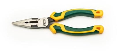 SATA High-performance snipe nose pliers with cutting edge, length 170 mm (pliers, cutting pliers, flat nose pliers), laser-hardened cutting edges ensure clean cuts and long-lasting sharpness