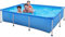 Crystal 8.5FT Rectangular Steel Frame Swimming Pool | Above Ground Outdoor Garden Pool | Sturdy Frame Pool for Family Fun | Large Paddling Pool | Durable Rectangle Above Ground Swimming Pool