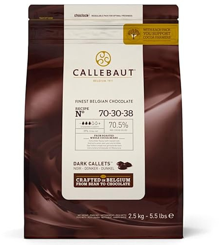 CALLETS DE CHOCOLATE EXTRA NEGRO (70,5%) - 2,5 KG