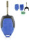 433mhz 3 Buttons For Transit Key Fob Remote Fob for Ford Transit MK7 2006 - 2014 VAN Blue Key with 63chip
