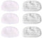 QASULER 6pcs/Lot Parts Steam Mop Pad, for Bissell, Symphony 1252 1132 Series Hard Floor Vacuum Cleaning Cloth Cleaning Pads Replacements Home Steam Cleaner