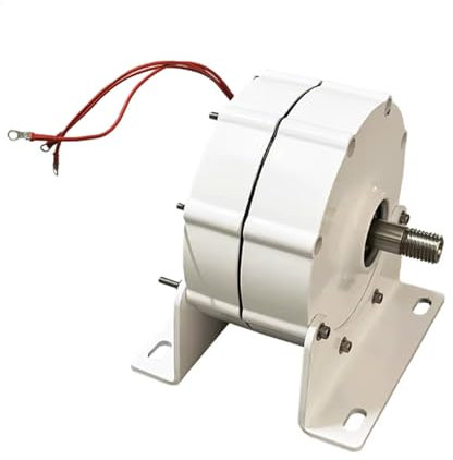 HUIZHITENGDA 48V,Generatori permanenti Senza Ingranaggi a Basso Numero di Giri e Alta efficienza da 12000 W, generatore Eolico ad ASSE Verticale da 12 V, 24 V e 48 V, con Piccolo Motore