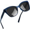 Joopin Acetat Sonnenbrille Damen Katzenauge Modische 90er Polarisiert Sonnenbrille UV400-Schutz TR90 Cosplay Chunky Party Brille Cat-Eye zum Fahren und Reisen (Hellblau Schwarz)