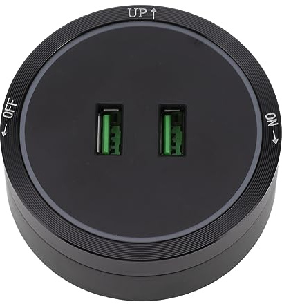 Power Track Socket, 5 -V schwarze Oberflächenmontage -Spur -Outlet -Adapter USB Electric Socket Outlet für Küchen Wohnzimmer Studienbüro