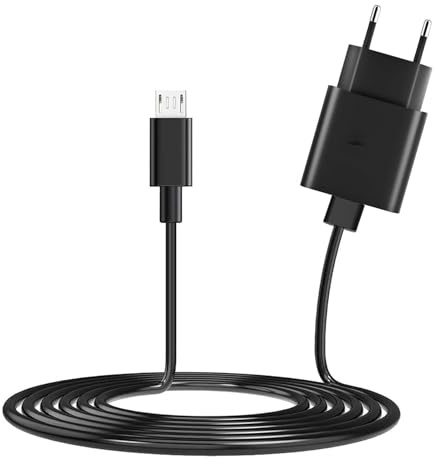 Micro USB Ladekabel für Amazon Fire HD 7, 8, 10, 4 und 5 Generation (2014–2019), Kindle Paperwhite (1–10. Gen), Oasis (1–4. Gen), Voyage, DX, Keyboard, Touch und Kinder-Netzteil Ladegerät kabel(1,5 m)