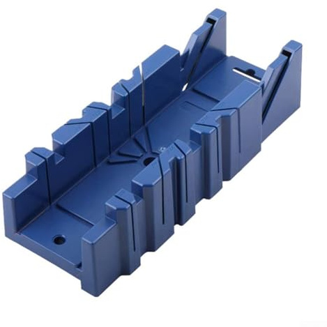 Boîte de scie à onglet pour une coupe précise du bois, pour plinthes et cadres photo (taille M)