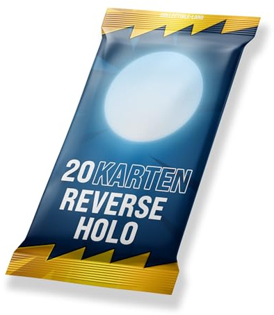 LangCards 20 Original Reverse Holo Karten Sammlerset kompatibel mit Pokemon Karten – Deutsch – Keine Duplikate für Fans und Sammler & Geschenk