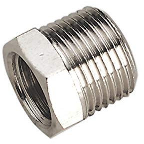 Sealey Nipple 3/8BSPT Male to 1/4BSP Femal