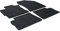 Satz Gummimatten kompatibel mit Toyota Auris HB/Touring Sport/Hybrid 2012- (T Profil 4-teilig + Montage-clips)