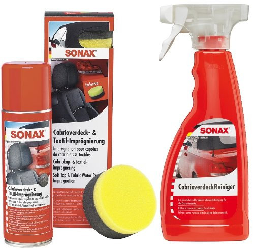 SONAX 1x Profi Angebots-Set Cabrio - Reiniger & Imprägnierung - 2-TLG
