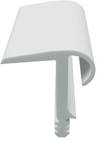 DIWARO® Zimmertür-Dichtung ZT003 | weiß | 5 lfm für Zimmertüren und Innentüren. Zum Schallschutz und abdichten der Tür. Bestehend aus TPE (Thermoplastischen Elastomer)