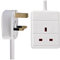 Pro Elec - Extension Lead, 1 Socket, 20 Metres (White)