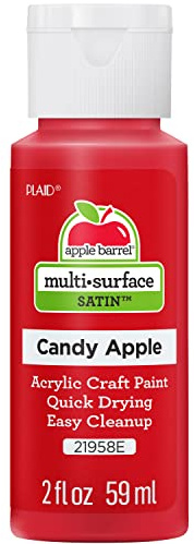 Apple Barrel Acrylic Paint, Candy Apple, 2oz